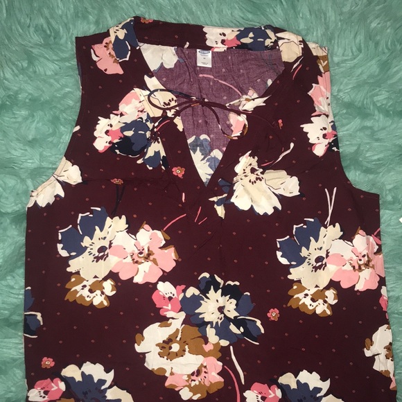 NWT Old Navy floral sleeveless mini dress | size M - Picture 3 of 7